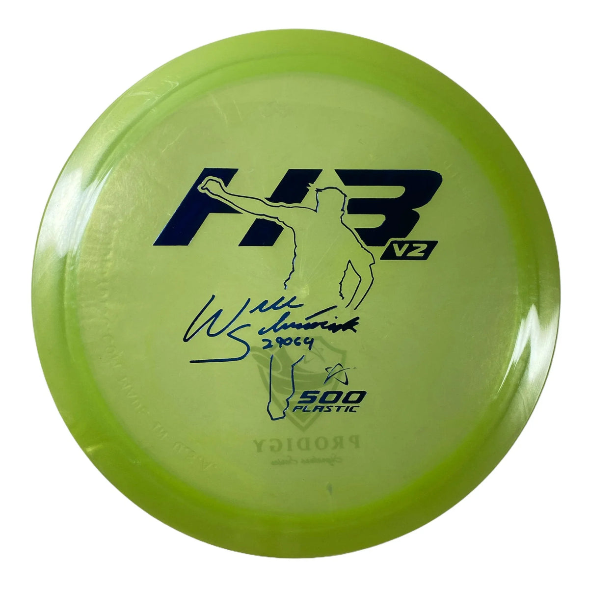 Prodigy Disc H3 V2 | 500 | Green/Black 174 - 175g (Will Schusterick) Disc Golf