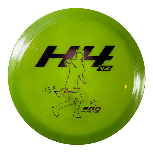 Prodigy Disc H4 V2 | 500 | Green/Pink 174-175g (Ragna Bygde-Lewis) Disc Golf