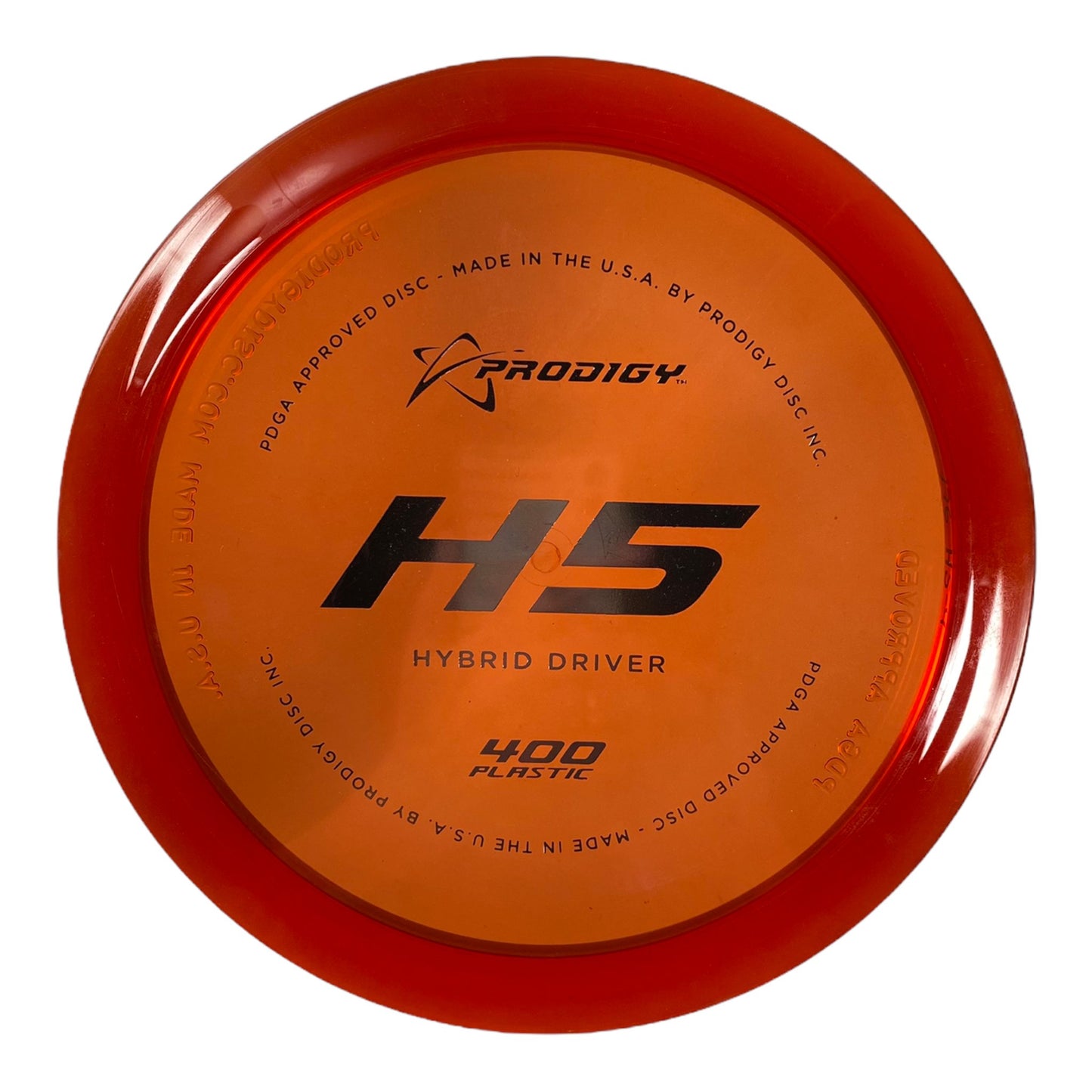 Prodigy Disc H5 | 400 | Red/Silver 176g Disc Golf