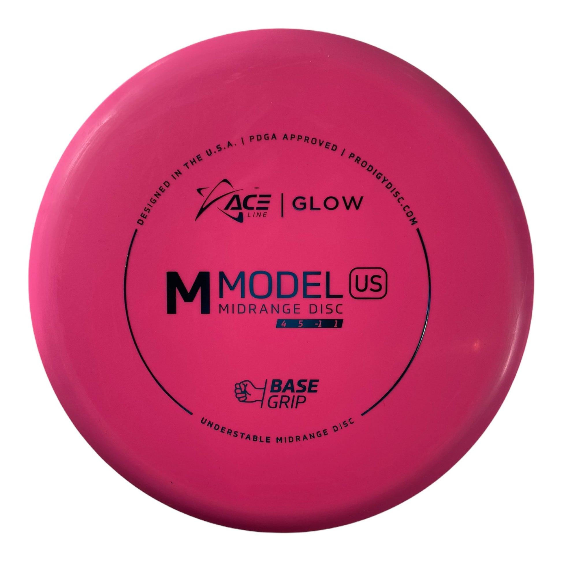 Prodigy Disc M Model US | Base Grip Glow | Pink/Blue 179g Disc Golf