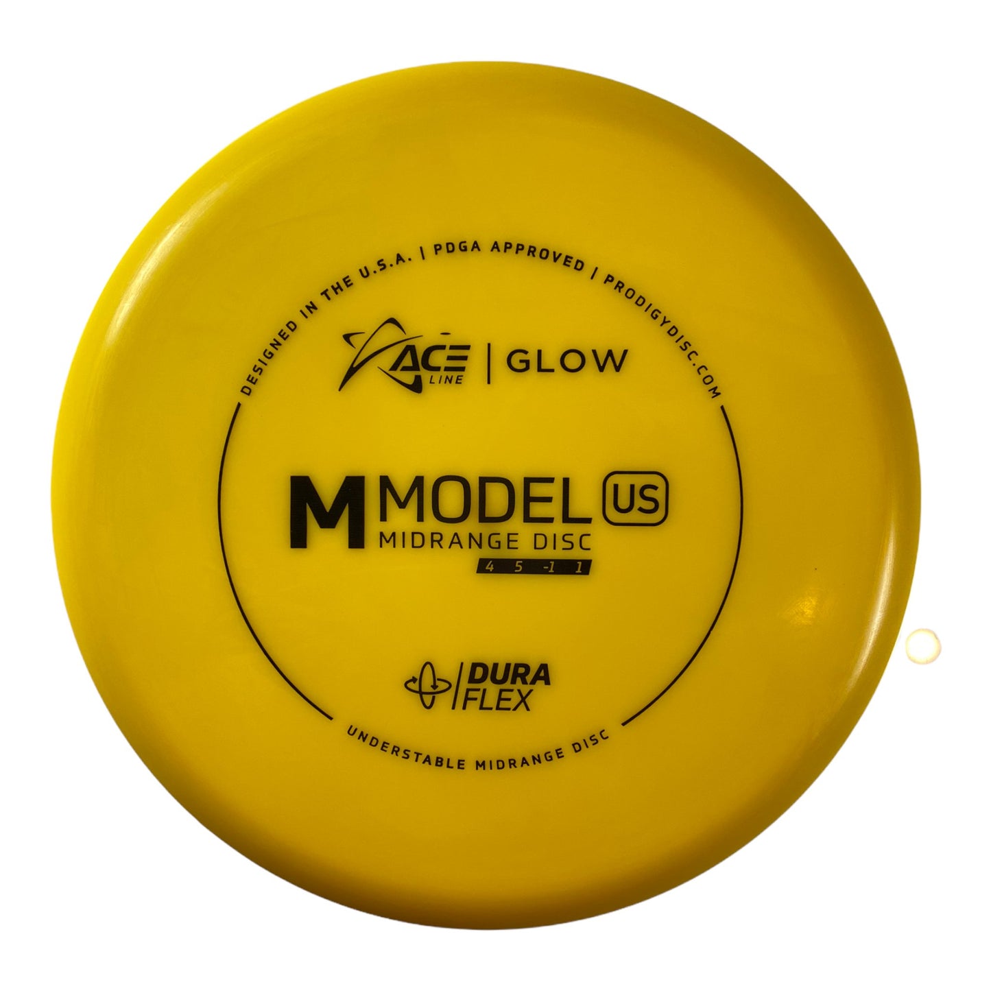 Prodigy Disc M Model US | Base Grip Glow | Yellow/Black 179g Disc Golf