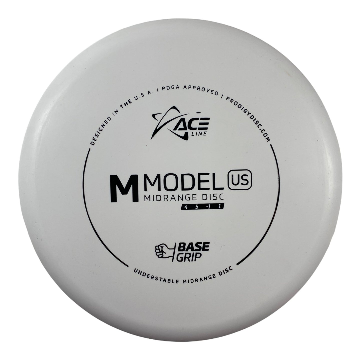 Prodigy Disc M Model US | Base Grip | White/Black 178g Disc Golf
