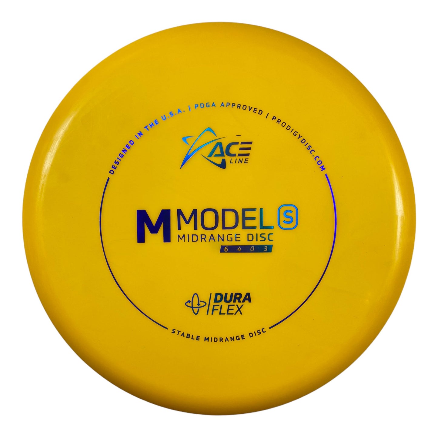 Prodigy Disc M Model US | Dura Flex | Yellow/Blue 178g Disc Golf