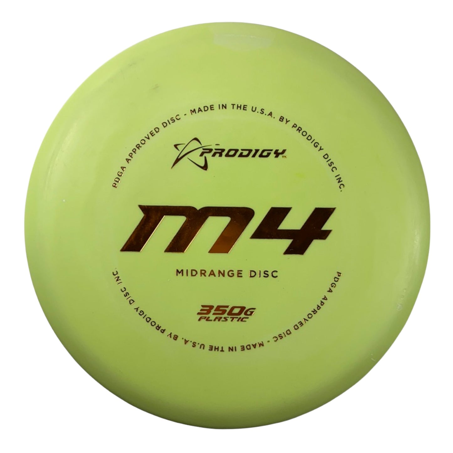 Prodigy Disc M4 | 350G | Green/Bronze 180g Disc Golf