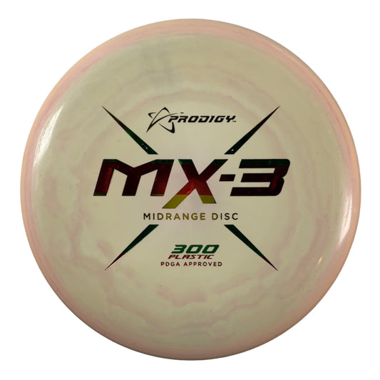 Prodigy Disc MX-3 | 300 | Peach/Rasta 180g Disc Golf