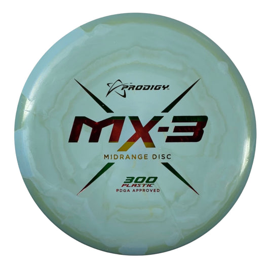 Prodigy Disc MX-3 | 300 | Sea/Rasta 180g Disc Golf