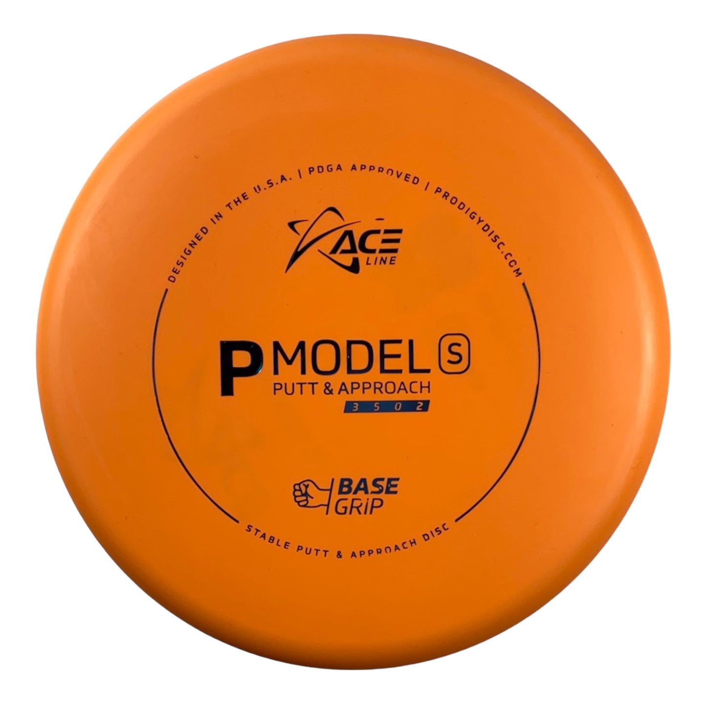 Prodigy Disc P Model S | Base Grip | Orange/Blue 174g Disc Golf
