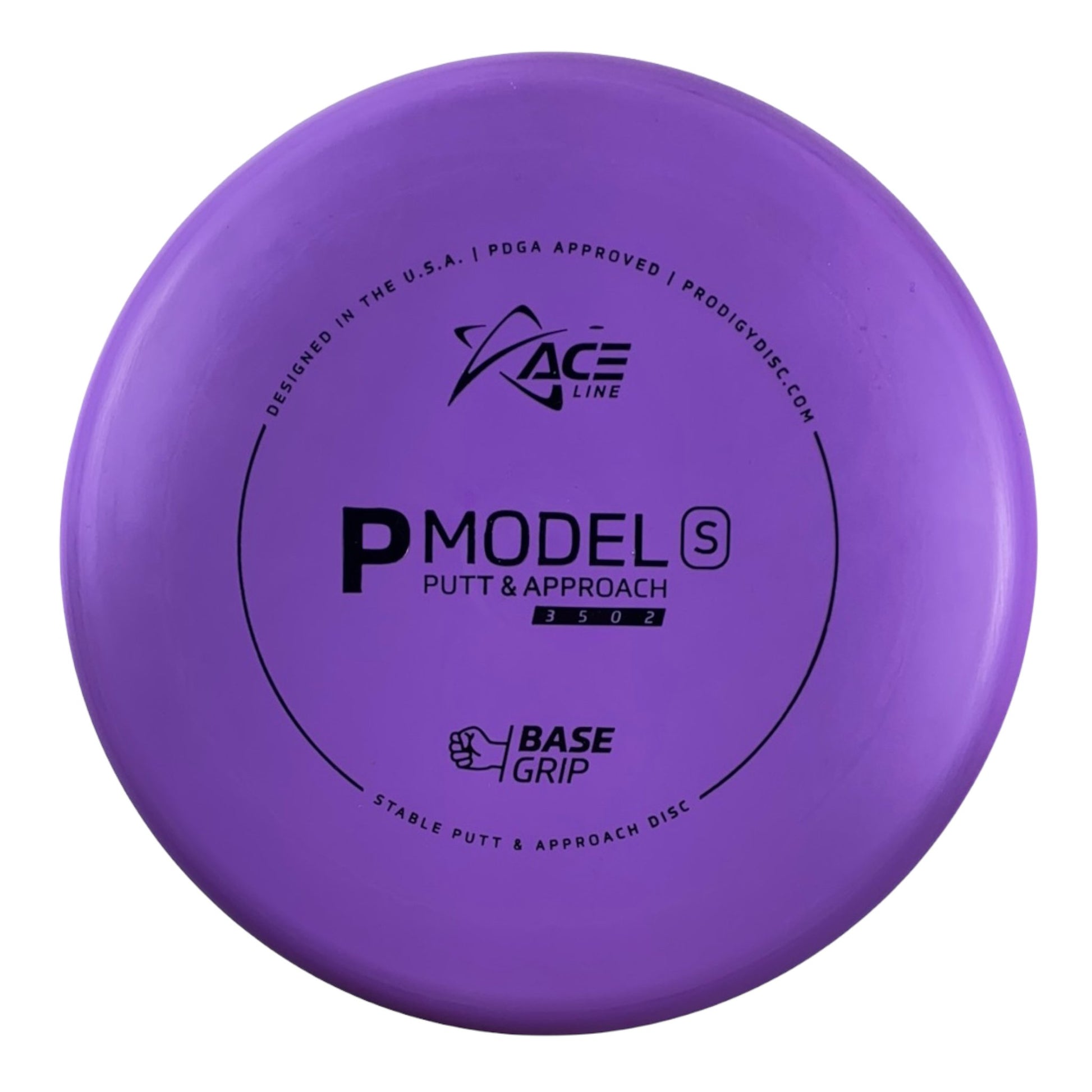 Prodigy Disc P Model S | Base Grip | Purple/Black 174g Disc Golf