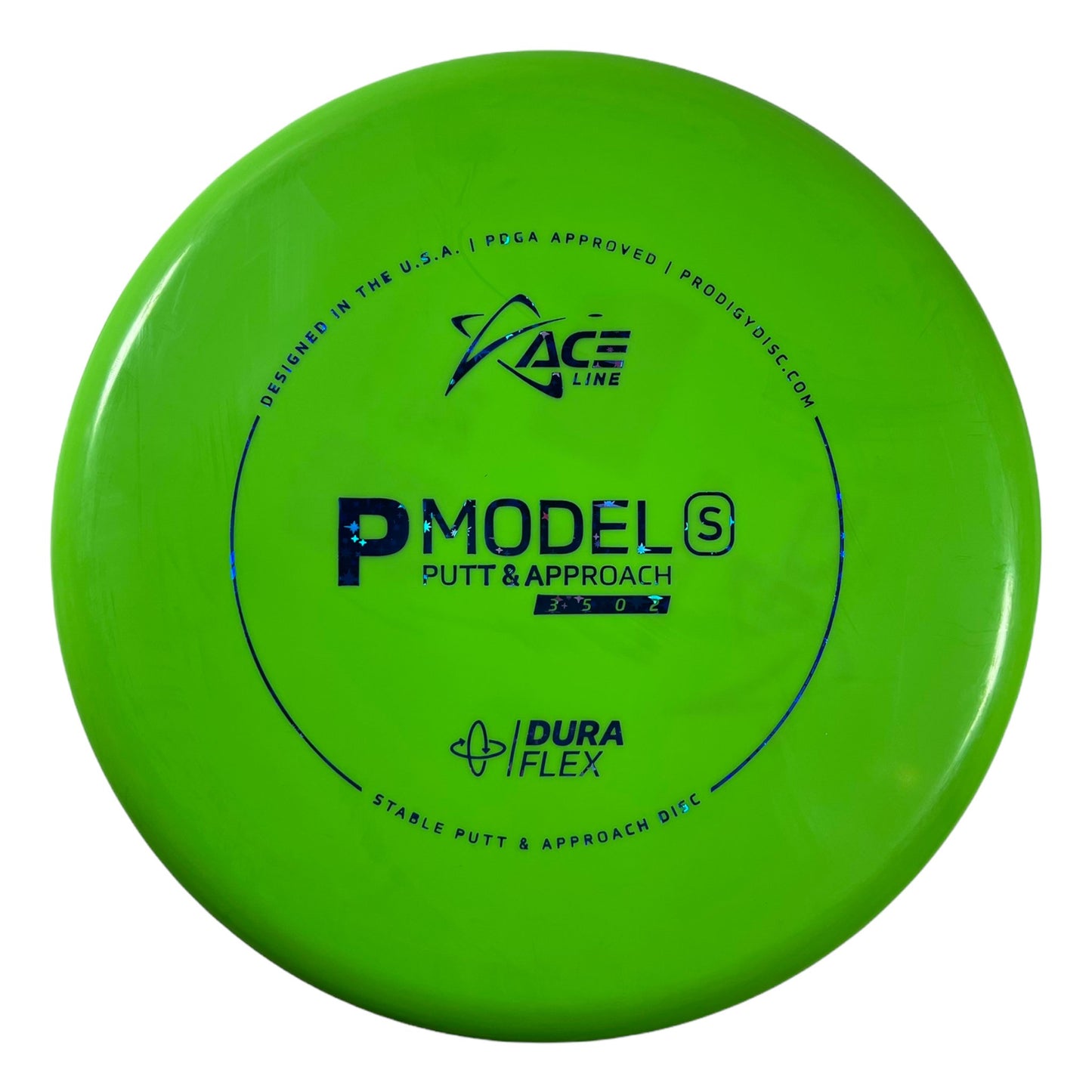 Prodigy Disc P Model S | Dura Flex | Green/Blue Disc Golf