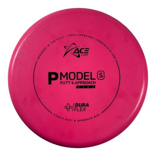 Prodigy Disc P Model S | Dura Flex | Pink/Black 174g Disc Golf