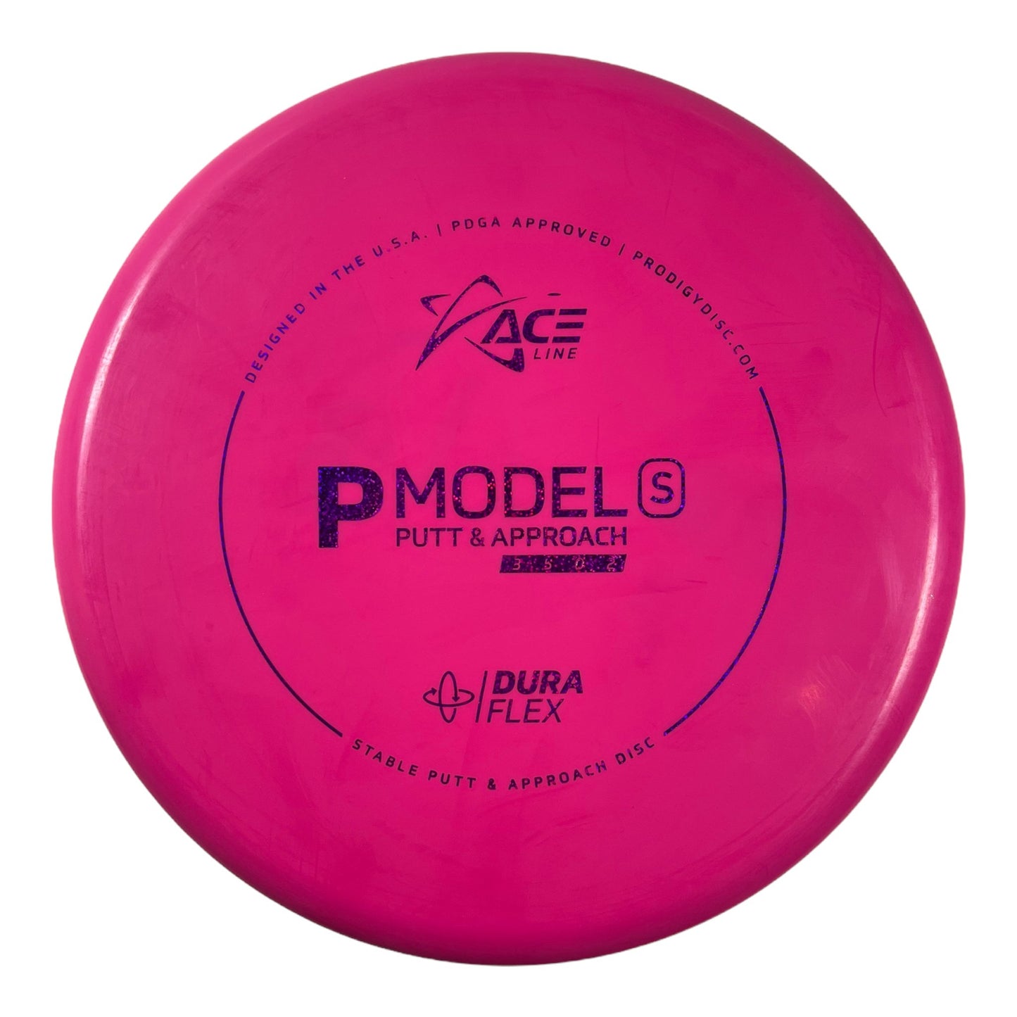 Prodigy Disc P Model S | Dura Flex | Pink/Purple 173g Disc Golf