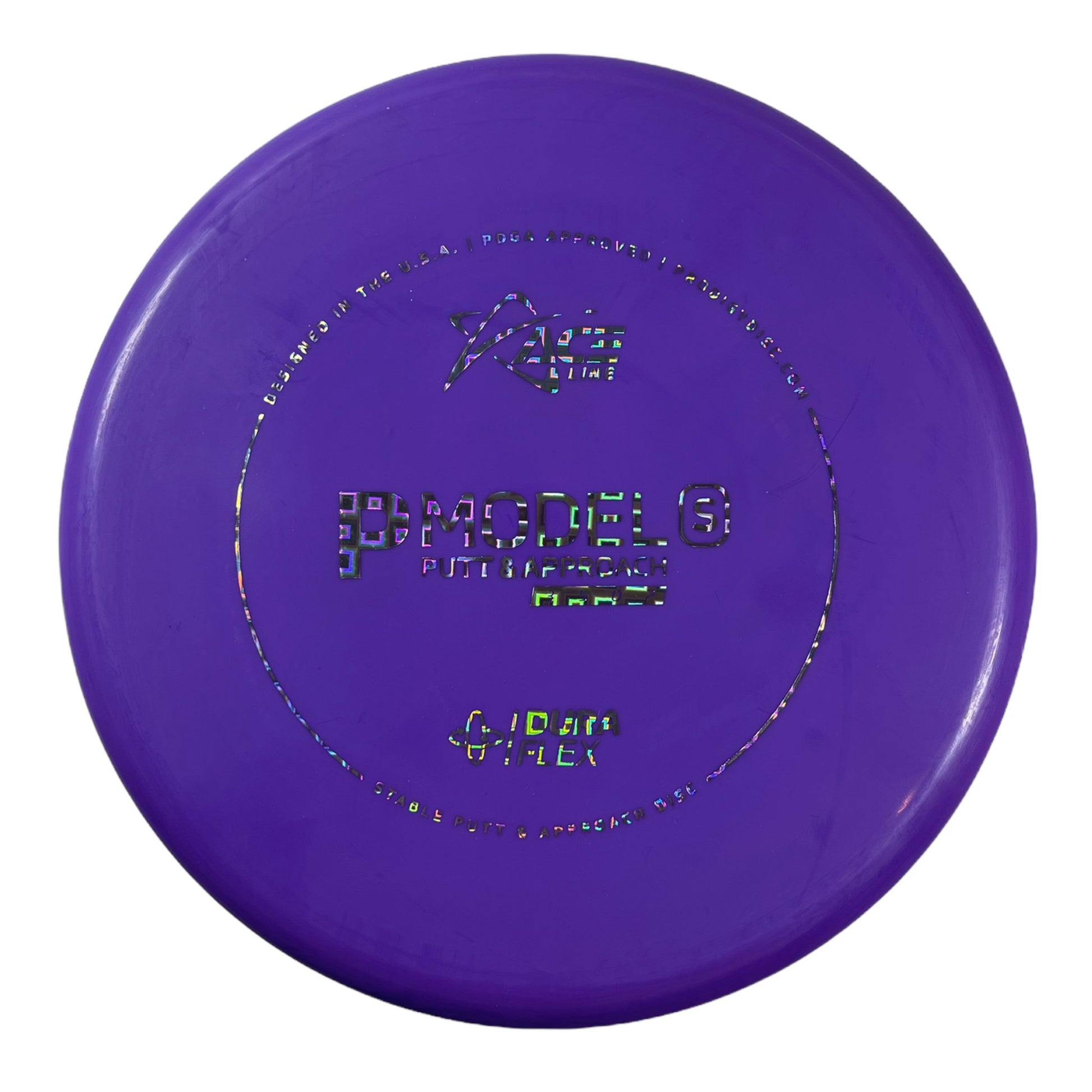 Prodigy Disc P Model S | Dura Flex | Purple/Holo 174g Disc Golf