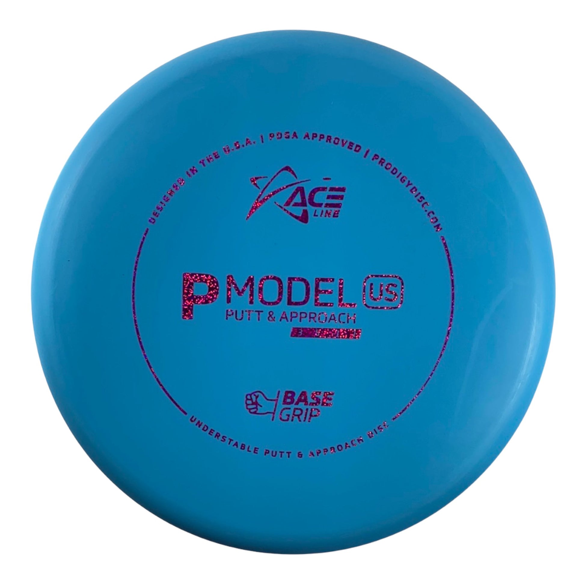 Prodigy Disc P Model US | Base Grip | Blue/Pink 174g Disc Golf