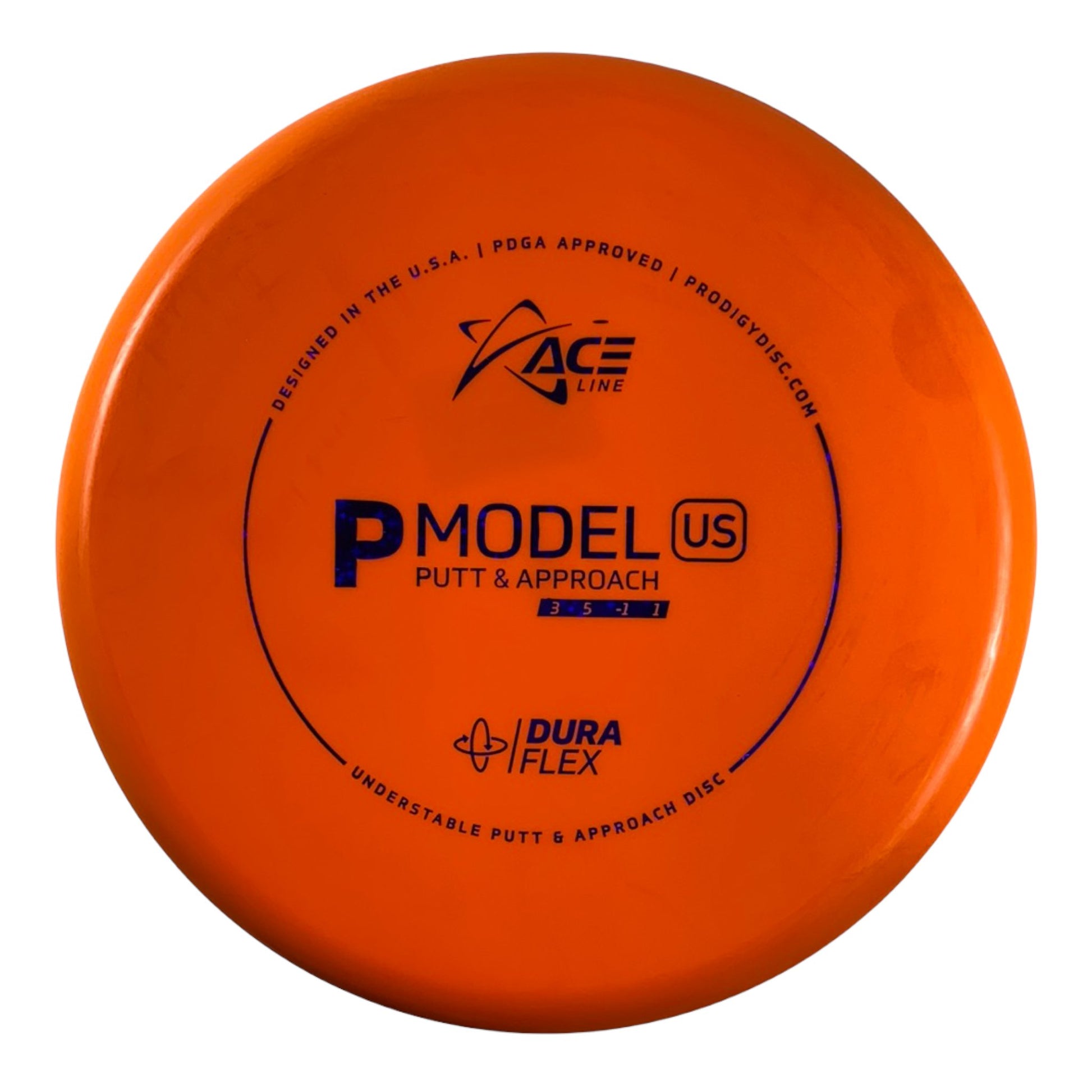 Prodigy Disc P Model US | Dura Flex | Orange/Purple Disc Golf