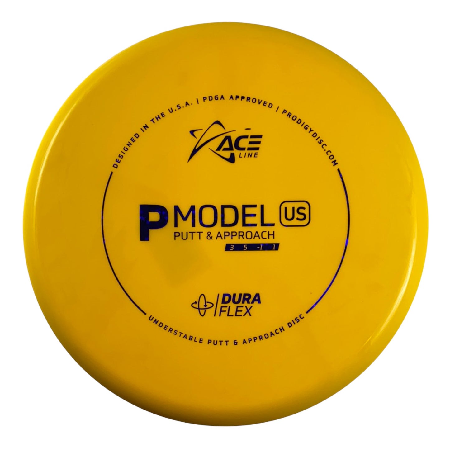 Prodigy Disc P Model US | Dura Flex | Yellow/Blue 173g Disc Golf