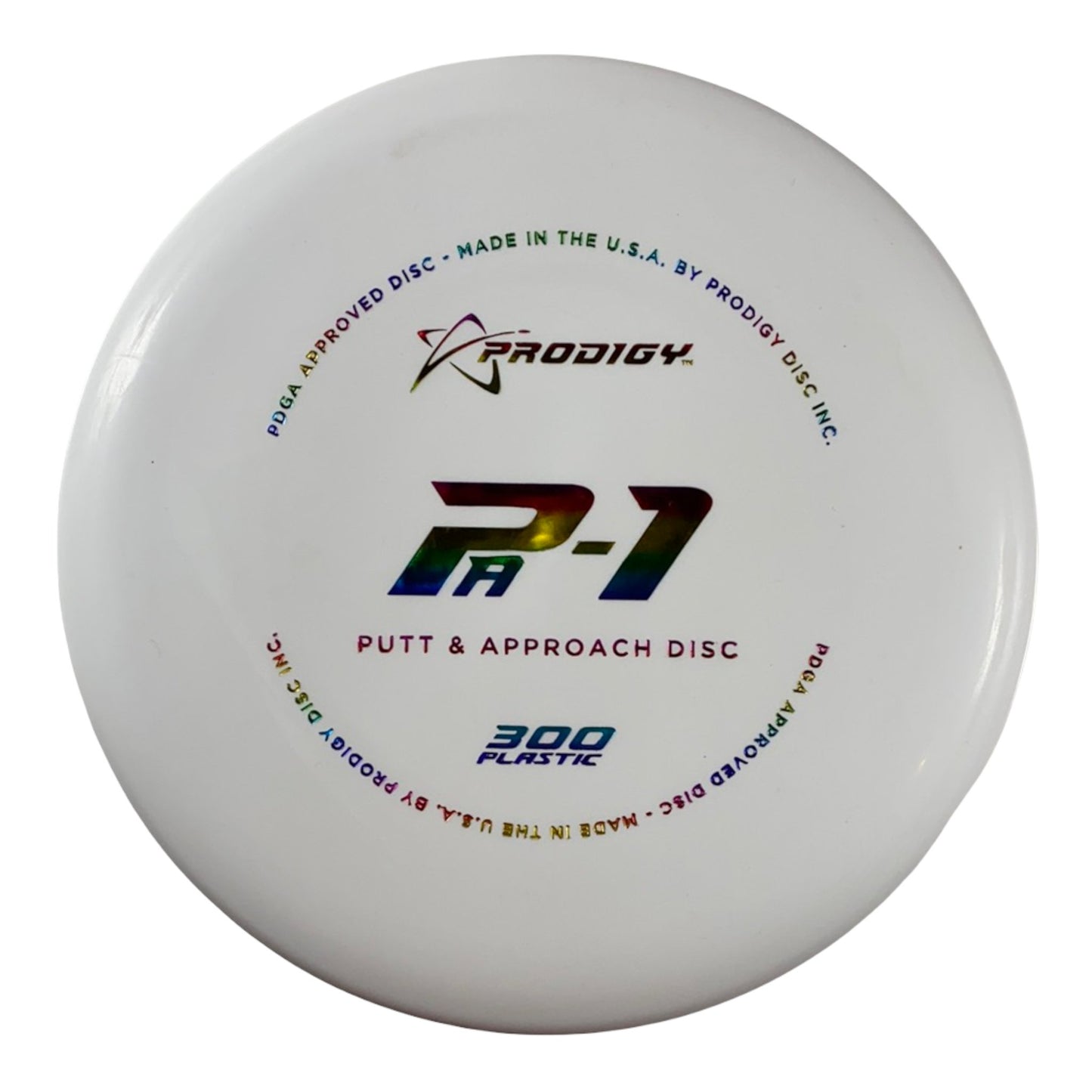 Prodigy Disc PA-1 | 300 | White/Rainbow Disc Golf