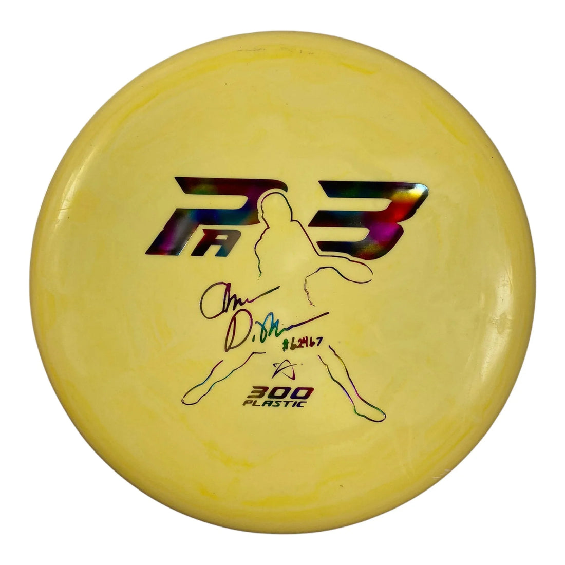 Prodigy Disc PA - 3 | 300 | Yellow/Rainbow 172 - 173g (Chris Dickerson) Disc Golf