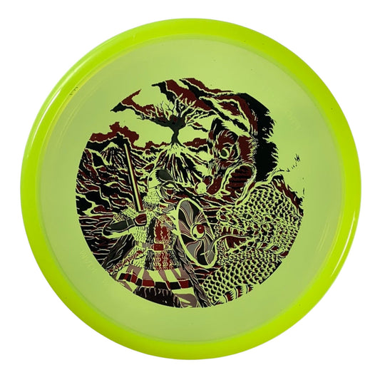 Prodiscus Stari | Premium | Green/Red 171g (Infinite Discs Warrior Stamp) Disc Golf