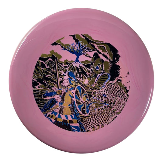 Prodiscus Stari | Ultrium | Pink/Gold 176g (Infinite Discs Warrior Stamp) Disc Golf