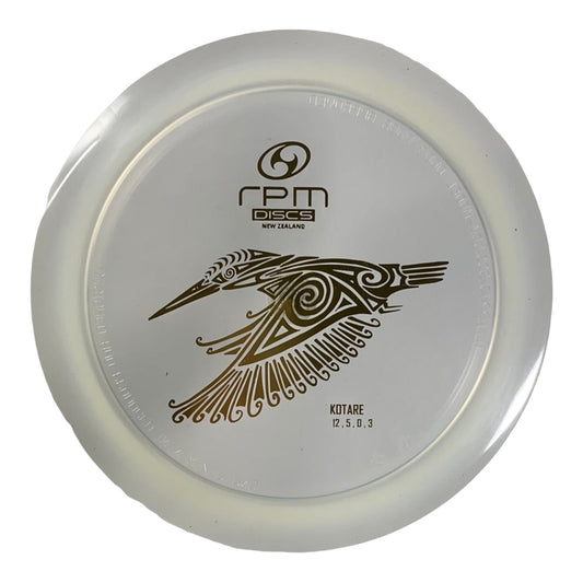 RPM Discs Kotare | Cosmic | Clear/Gold 174g Disc Golf