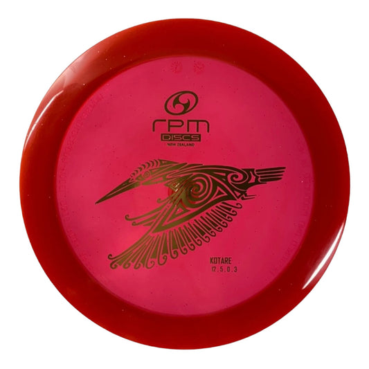 RPM Discs Kotare | Cosmic | Red/Gold 175g Disc Golf