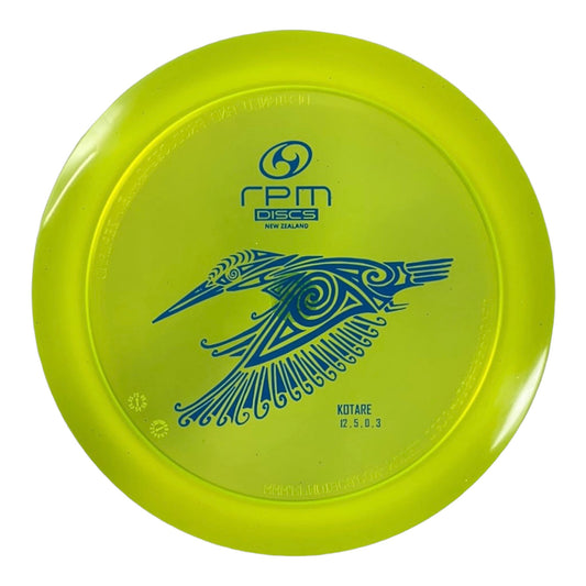 RPM Discs Kotare | Cosmic | Yellow/Blue 174g Disc Golf