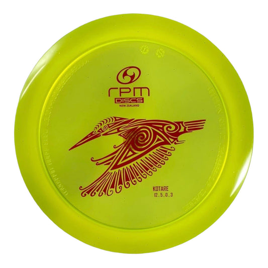 RPM Discs Kotare | Cosmic | Yellow/Red 173g Disc Golf