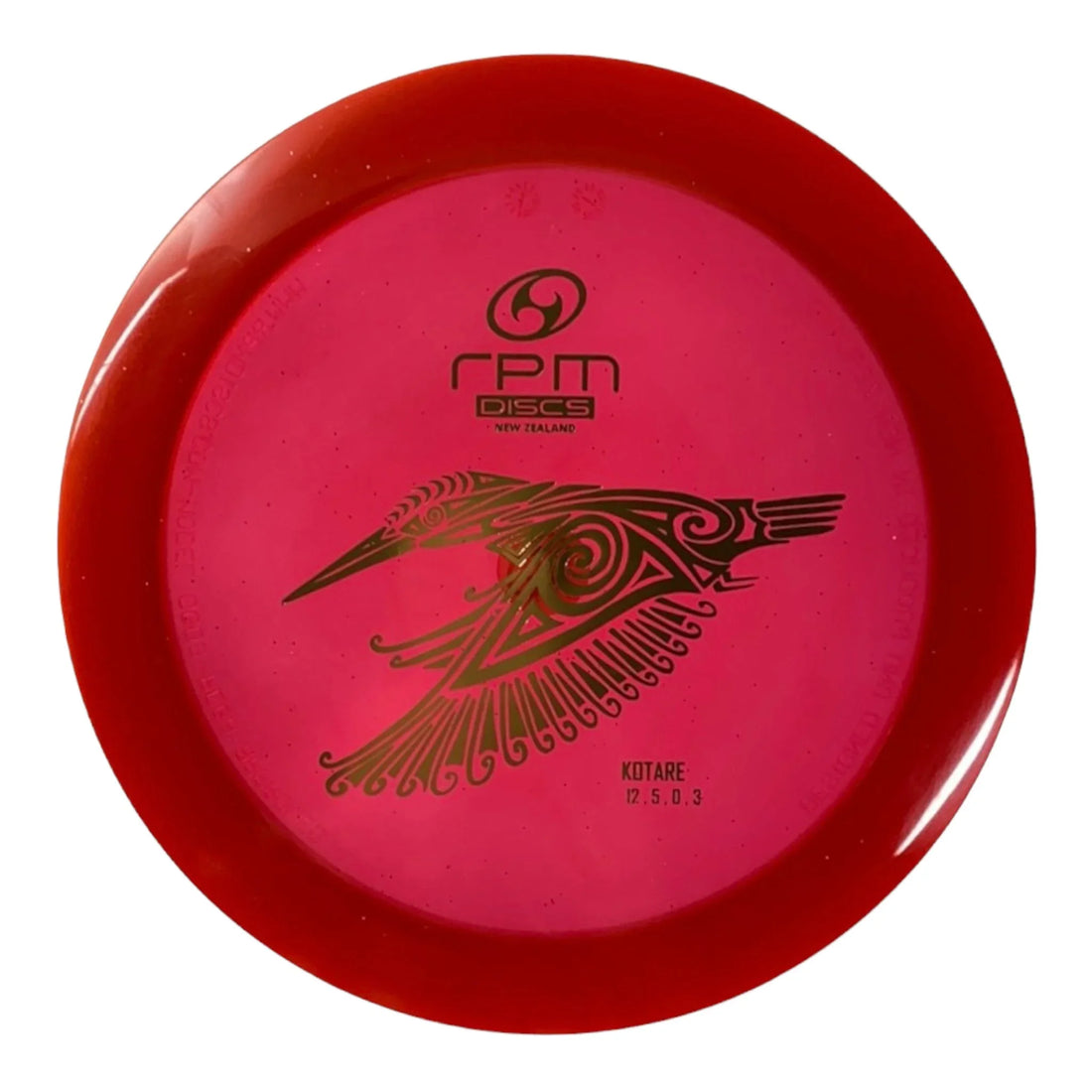 RPM Discs Kotare | Cosmic | Red/Gold 175g Disc Golf