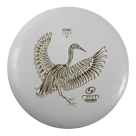 RPM Discs Kotuku | Strata | White/Gold 173g Disc Golf