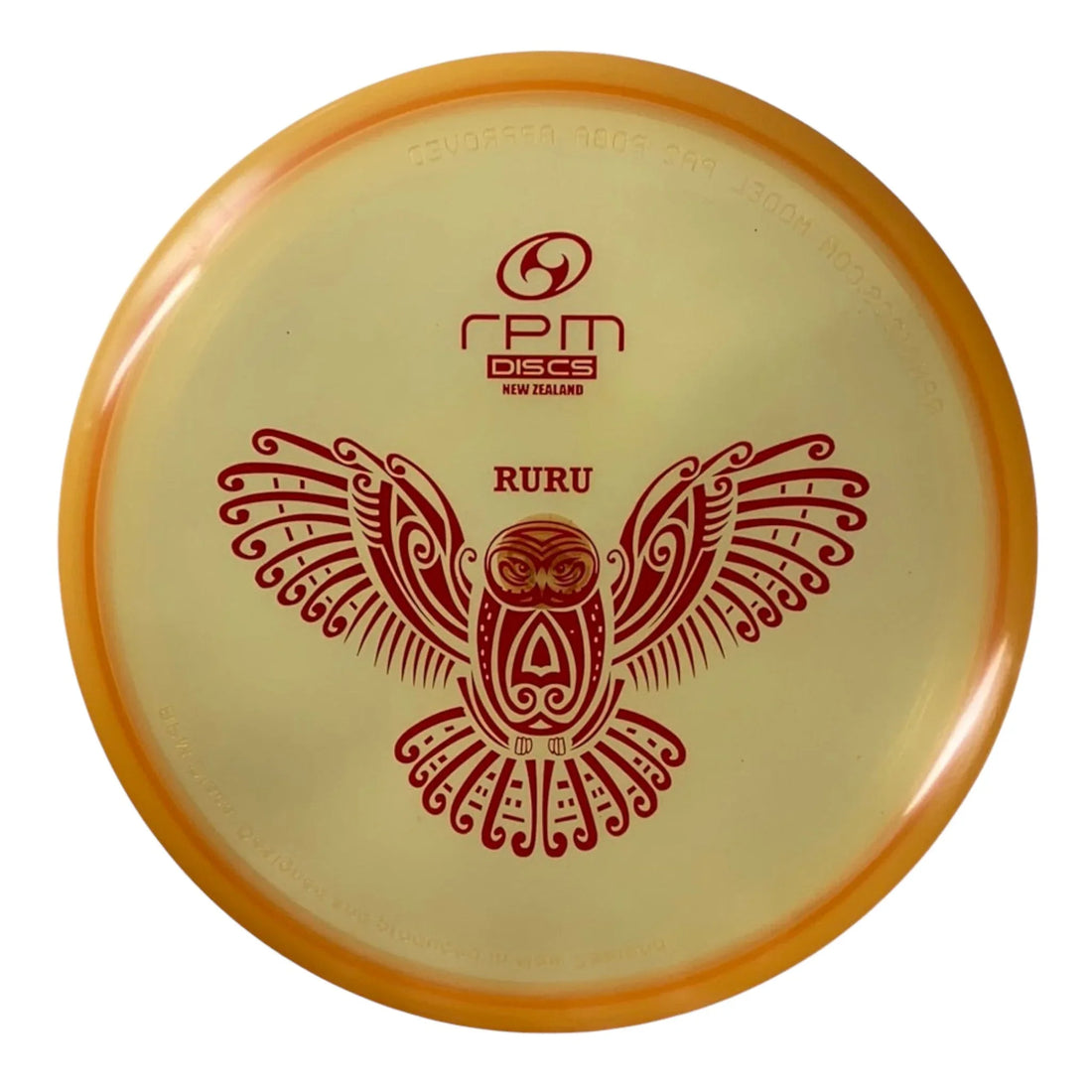 RPM Discs Ruru | Cosmic | Orange/Red 174g Disc Golf