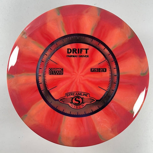 Streamline Discs Drift | Cosmic Neutron | Red/Purple 169g Disc Golf