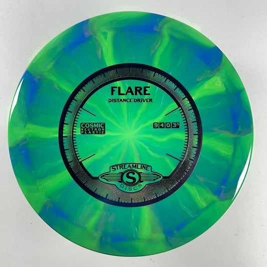 Streamline Discs Flare | Cosmic Neutron | Blue/Purple 166g Disc Golf