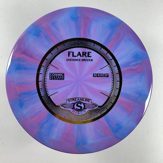 Streamline Discs Flare | Cosmic Neutron | Purple/Bronze 166g Disc Golf