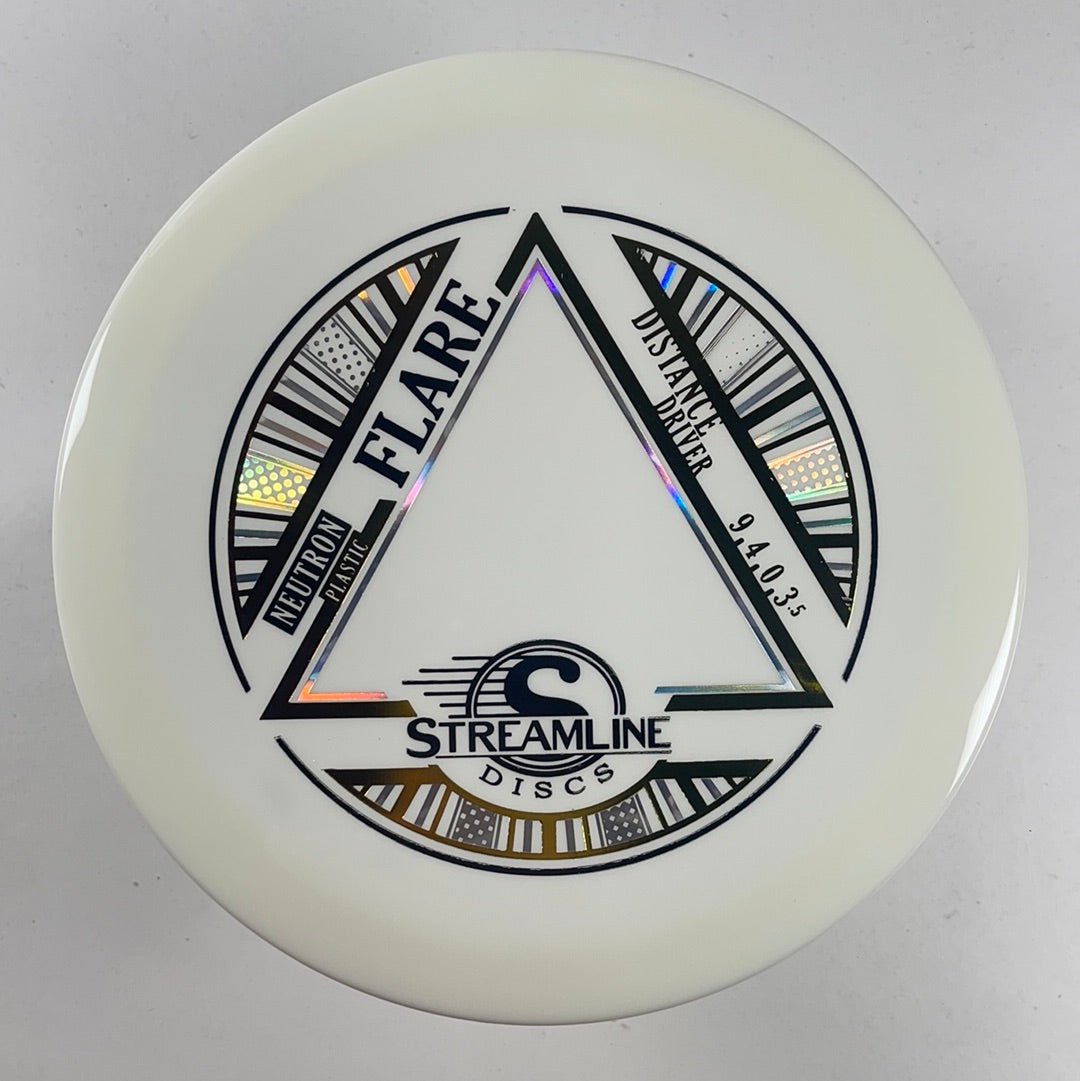 Streamline Discs Flare | Neutron | White/Green 169g Disc Golf