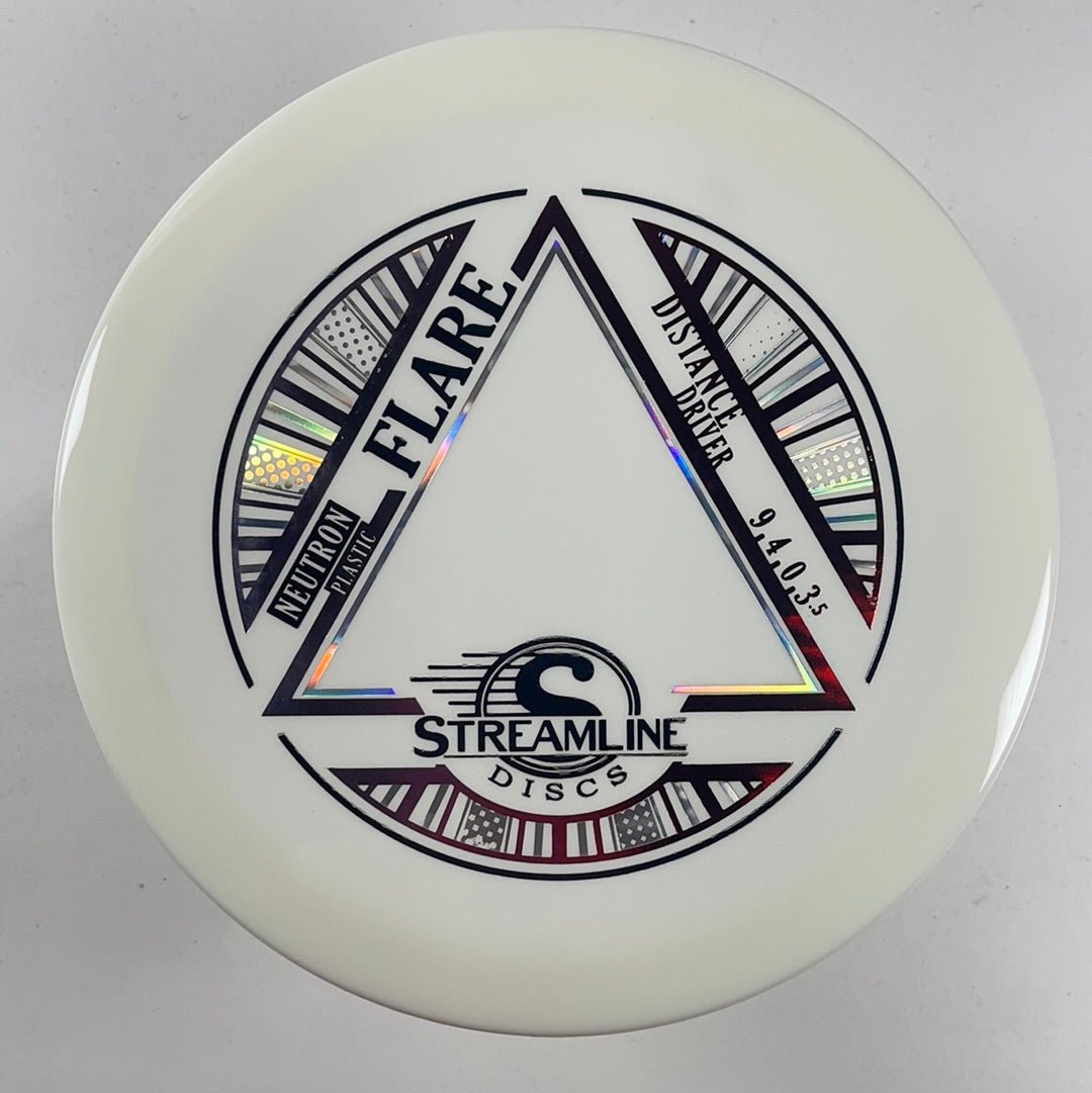 Streamline Discs Flare | Neutron | White/Red 169g Disc Golf