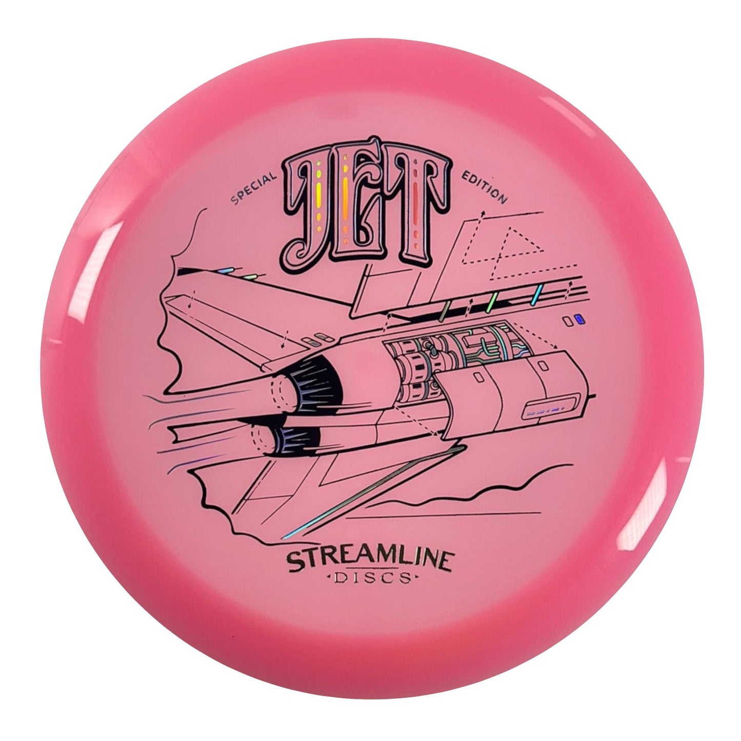 Streamline Discs Jet | Neutron | Pink/Blue 167g (Special Edition) Disc Golf