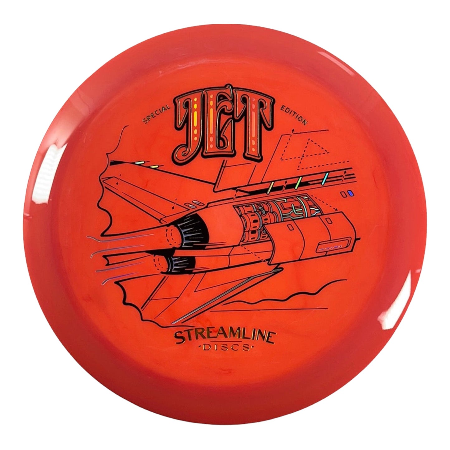Streamline Discs Jet | Neutron | Red/Green 172g (Special Edition) Disc Golf