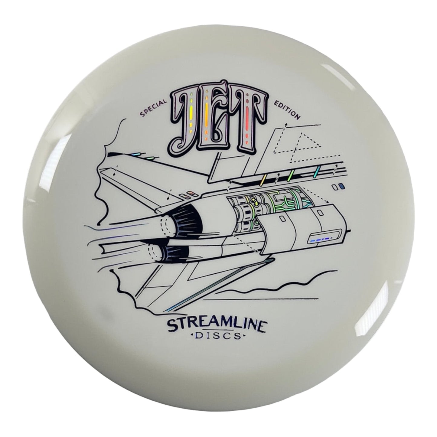 Streamline Discs Jet | Neutron | White/Purple 168g (Special Edition) Disc Golf