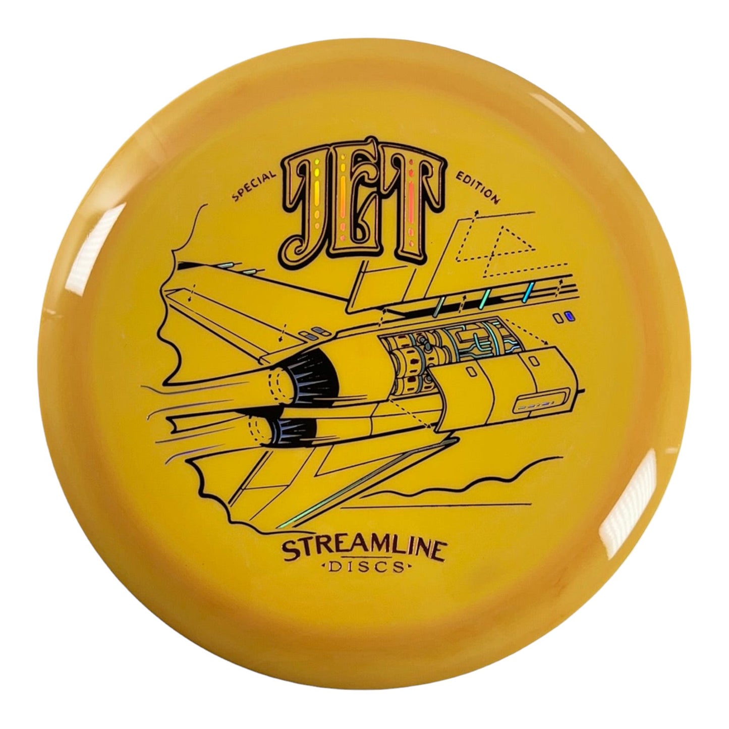 Streamline Discs Jet | Neutron | Yellow/Red 173g (Special Edition) Disc Golf