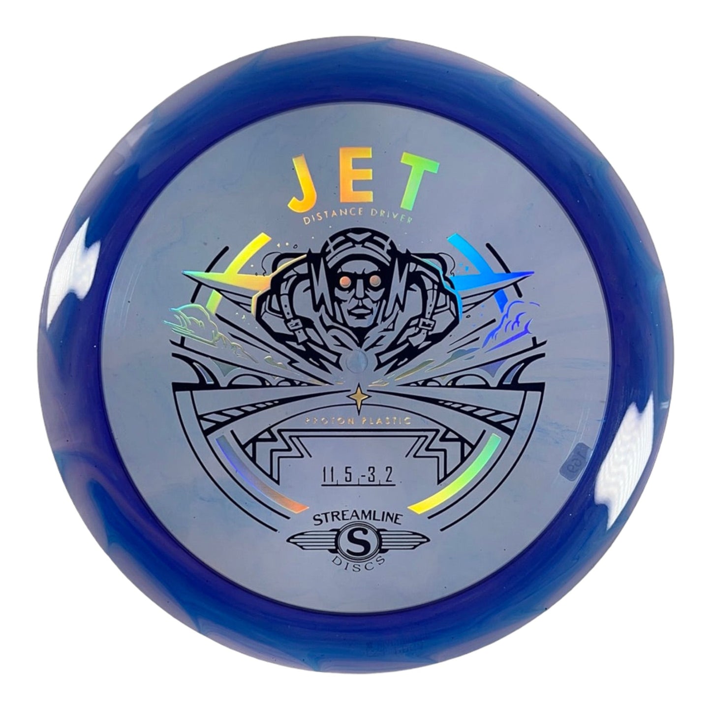 Streamline Discs Jet | Proton | Purple/Holo 169g Disc Golf