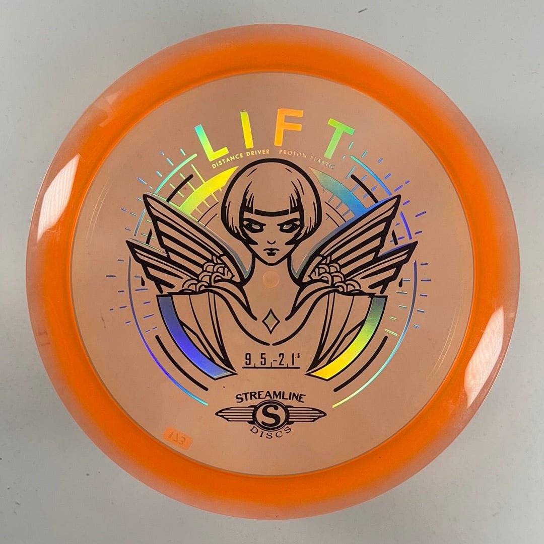 Streamline Discs Lift | Proton | Orange/Holo 169-174g Disc Golf