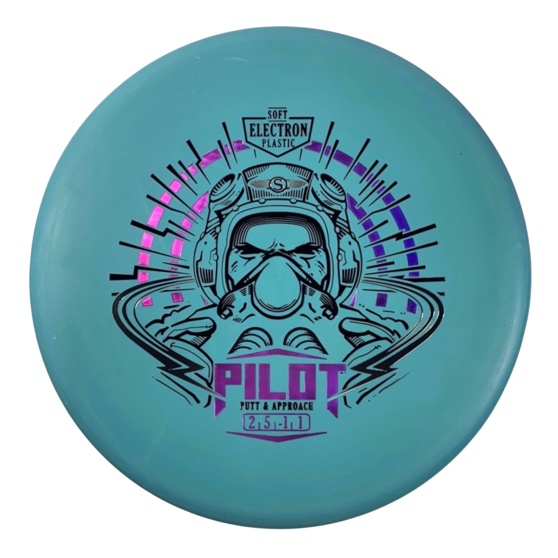 Streamline Discs Pilot | Soft Electron | Green/Purple 173g Disc Golf