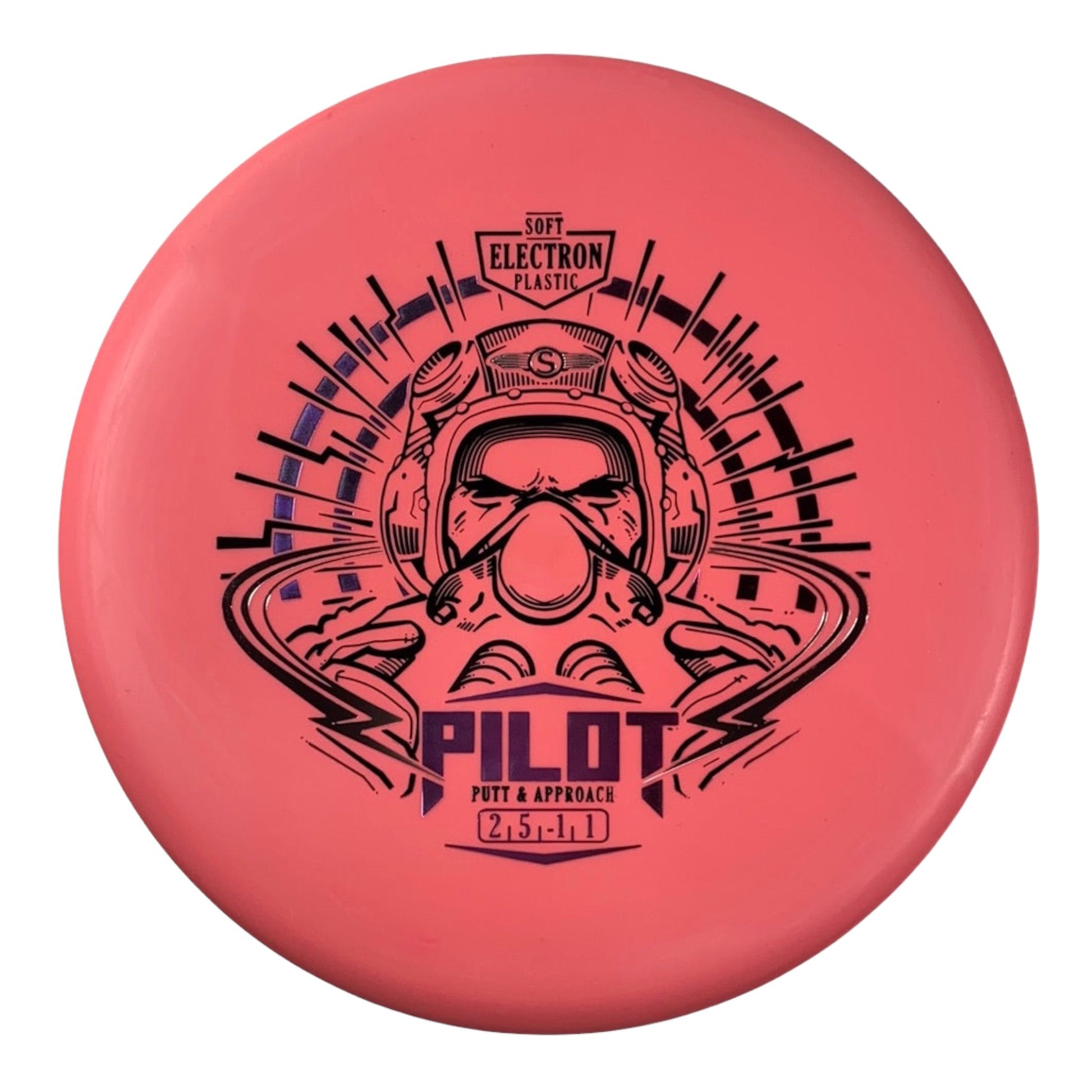 Streamline Discs Pilot | Soft Electron | Pink/Pink 167g Disc Golf