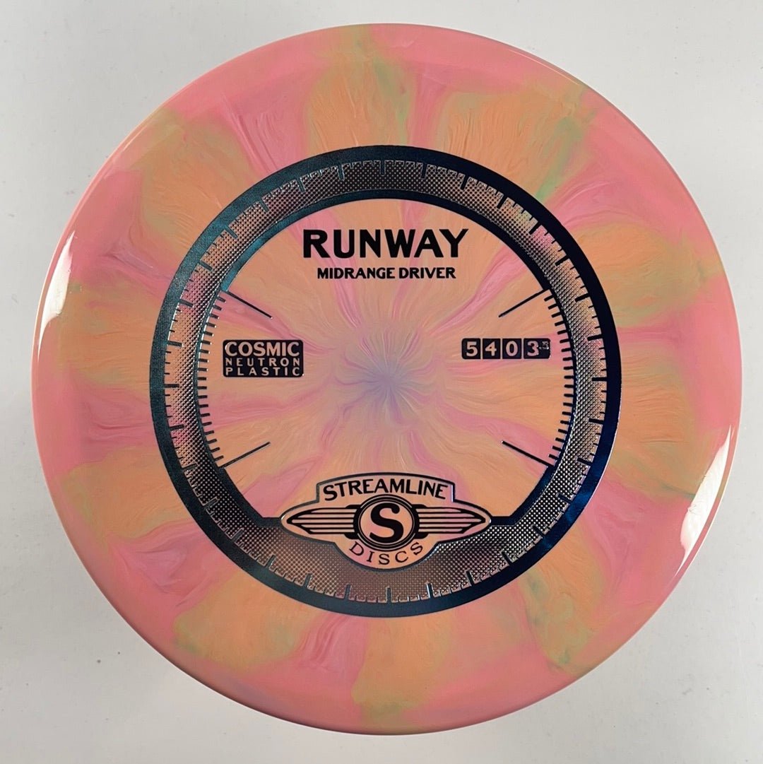 Streamline Discs Runway | Cosmic Neutron | Pink/Blue 178g Disc Golf
