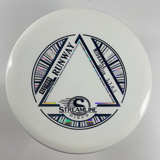 Streamline Discs Runway | Neutron | White/Blue 178g Disc Golf