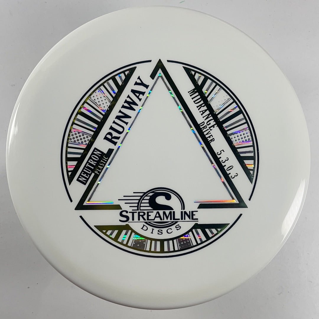 Streamline Discs Runway | Neutron | White/Green 178g Disc Golf