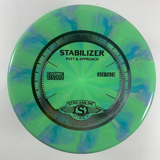 Streamline Discs Stabilizer | Cosmic Neutron | Green/Green 169g Disc Golf