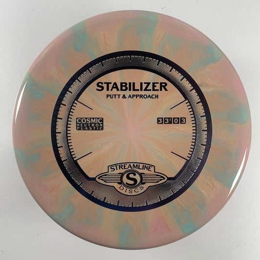 Streamline Discs Stabilizer | Cosmic Neutron | Pink/Blue 173g Disc Golf