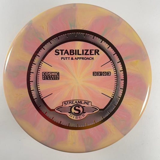 Streamline Discs Stabilizer | Cosmic Neutron | Pink/Red 172g Disc Golf