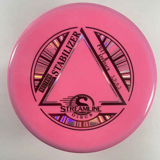 Streamline Discs Stabilizer | Neutron | Pink/Gold 174g Disc Golf